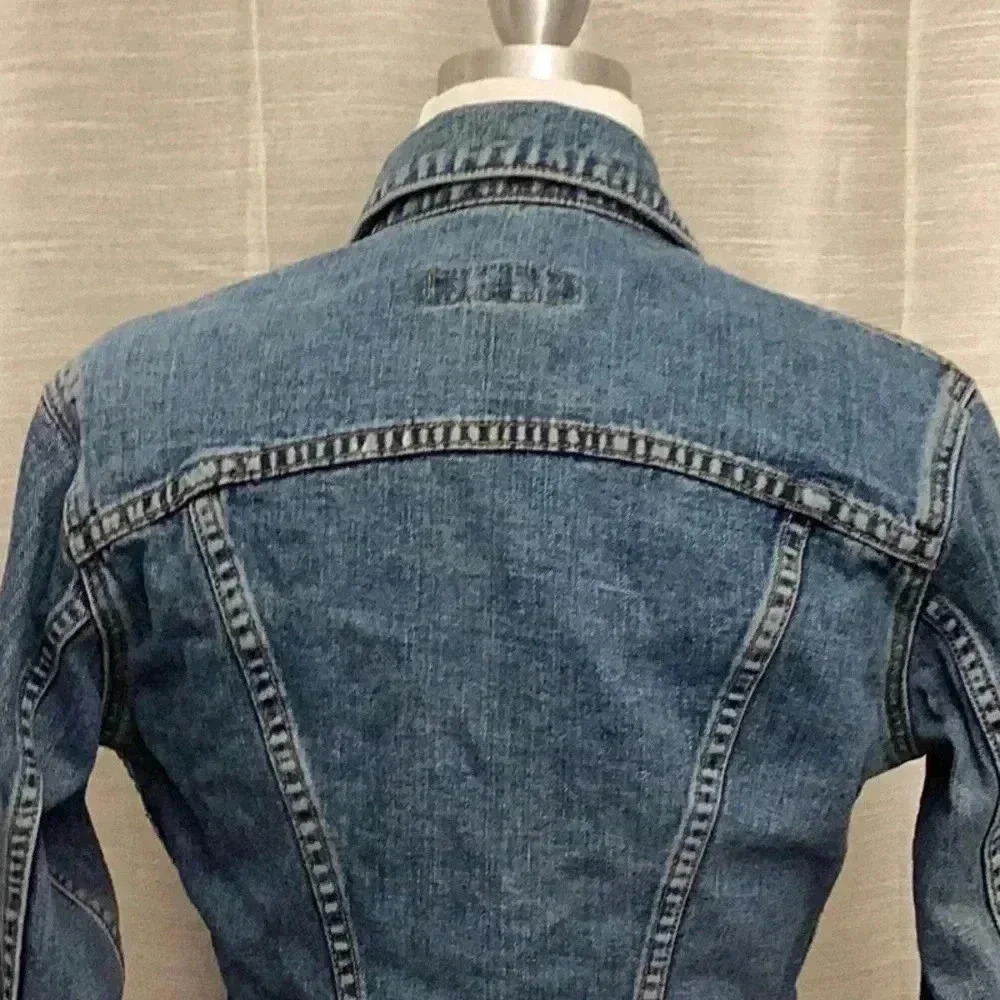 Vintage- BANANA REPUBLIC Red Label Limited Edition Denim Jacket - Picture 6 of 9